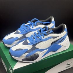 MEN’S PUMA RS-X3 SUPER (PALACE BLUE-PUMA WHITE) SZ 10