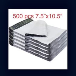 500 pcs 7.5” X 10.5” White Poly Mailers Self Sealing Shipping Envelope Bags Plastic Mailing Bags