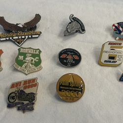 Harley Davidson And Motorcycle Ride Pins