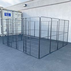 $360 (New in Box) Heavy duty 10x10x5ft tall pet playpen 16-panel dog crate kennel exercise cage fence