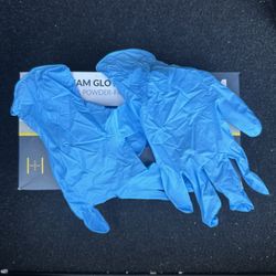 Blue Nitrile Gloves