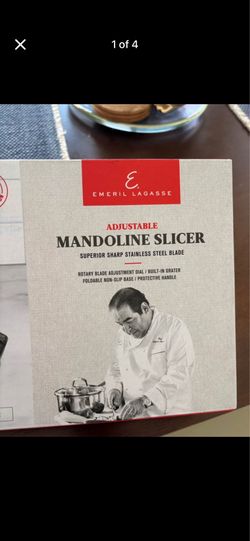NEW Emeril Lagasse Adjustable Mandolin Slicer