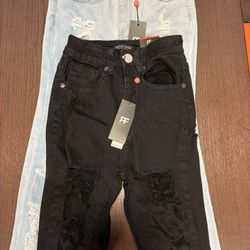 REDFOX 2 PAIR WOMEN RIPPED - JEANS - 1