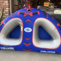 Boat or PWC inflatable tow tube