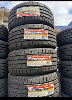 🔆245 40 R 18 Arroyo tires ya instaladas y balanceadas con 50 000 mil millas de Garantia 🔆