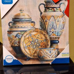 Tuscan Delight Artwork On Wood