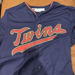 Majestic Twins Baseball Jersey Size Medium Men New 