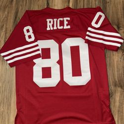 New Men’s Size Large Mitchell & Ness San Francisco 49ers Jerry Rice Jersey 
