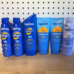 Brand New Coppertone Sunscreen - $4 each