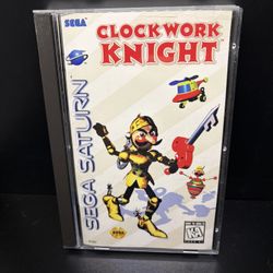 Clockwork Knight 1 (Sega Saturn, 1995) VGC Disc Complete CIB Manual Reg Card