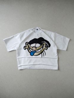 Y2k / Vintage Graphic cartoon white tee