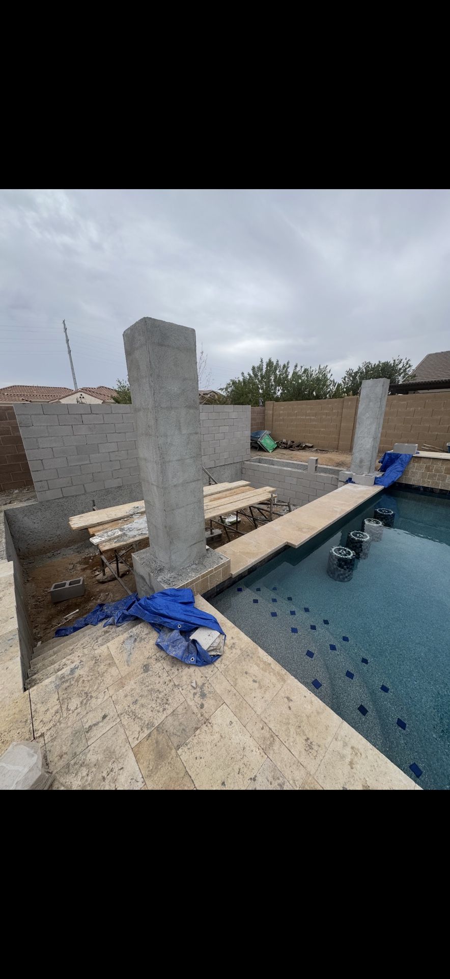 Masonry Block Walls/Stucco