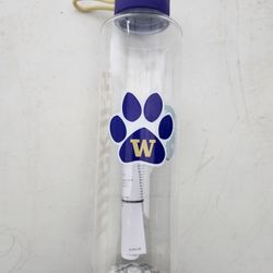 Starbucks University of Washington Huskies reusable plastic water bottle