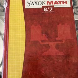 Saxon Math 8/7 Book