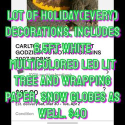 DECORATIONS LOT 
