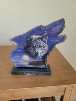 "MYSTIC SPIRIT " wolf figure