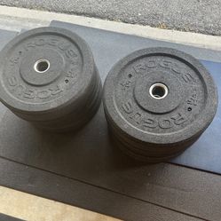 Rogue Fitness Bumper Plate Set 