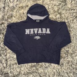 UNR Wolf pack hoodie cropped 