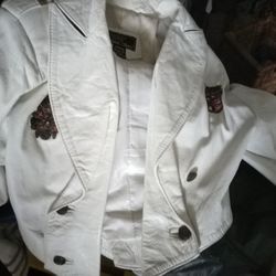 Leather Jacket  W Sexy Dress