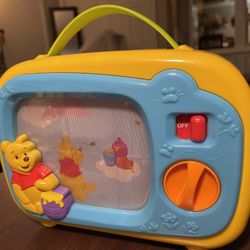 Disney Winnie the Pooh Crib Toy • Vintage-Style • Works Great