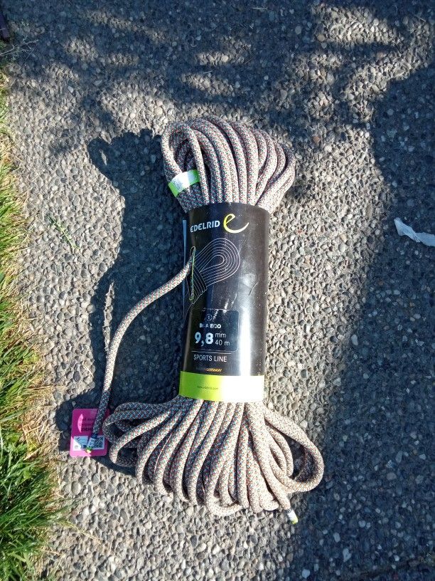 Climbing Rug New Mountain Climbing Brand New 9,8mm 40m Edelrid Made In Germany Camping Hiking Boating Outdoor