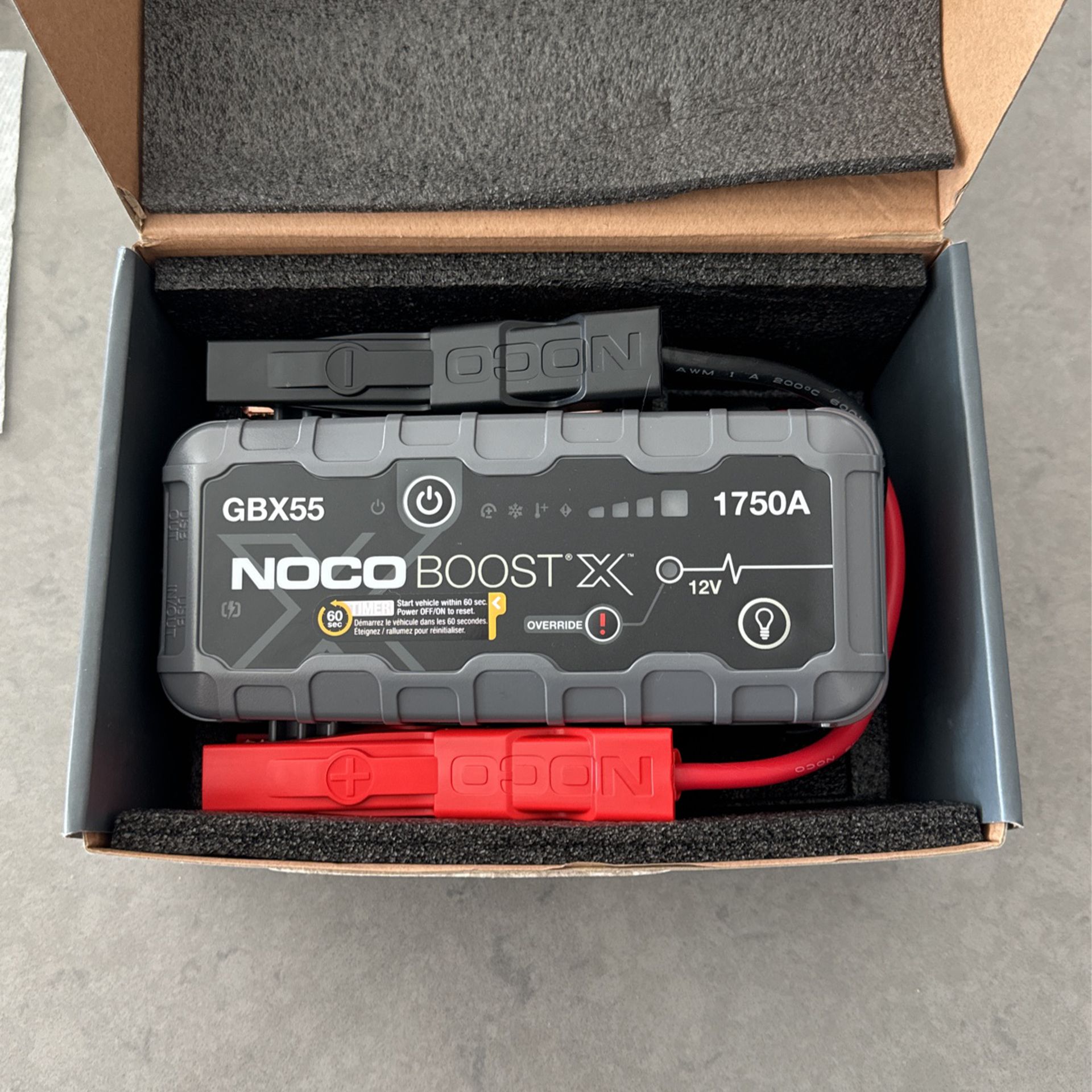 NOCO Boost X GBX55 1750 Amps Portable Car  Battery Jumper Start