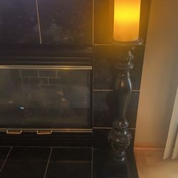 Black 3ft Candle Holder