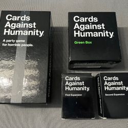 4 Boxes Of Cards Humanity 