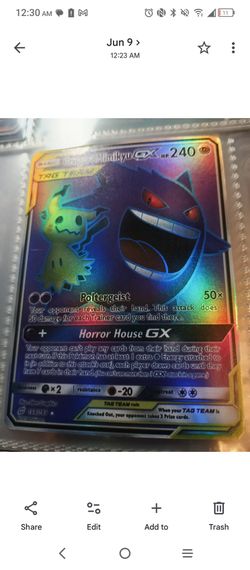 Gengar & Mimikyu GX 164/181 Sun & Moon Team Up Full Art