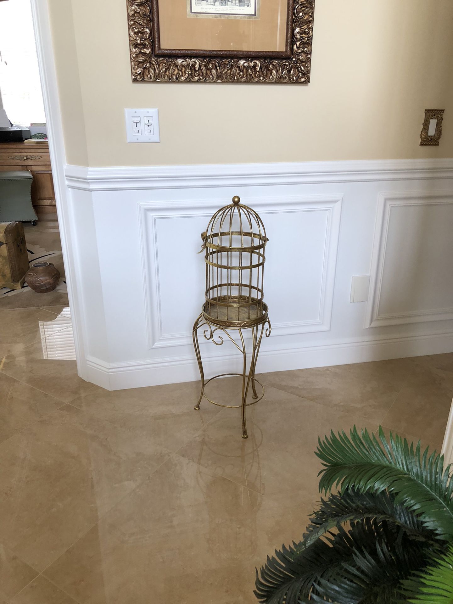 2 Piece Bird Cage With Stand 