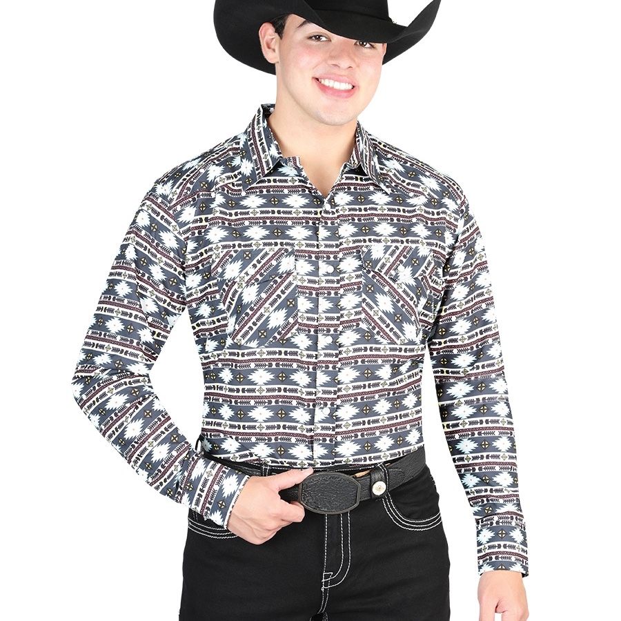 Cowboy Shirt Long Sleeve El General - Camisa Vaquera Manga Larga El General