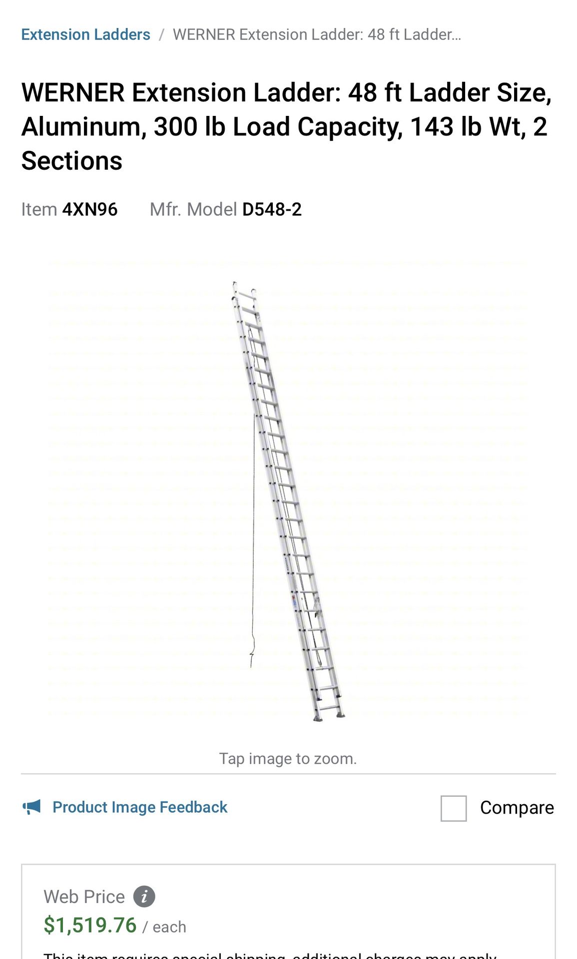 48FT Extension Ladder