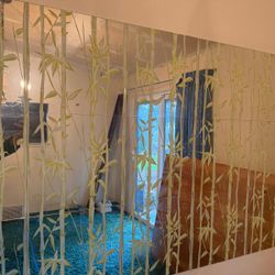 Beautiful decorative mirror wall art