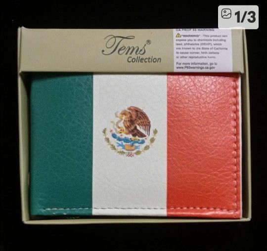 Wallet Mexican Flag In A Box 