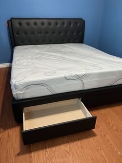King Frame With Mattress !! King Cama Y Colchon