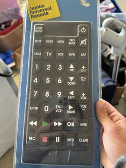Jumbo Universal Remote 