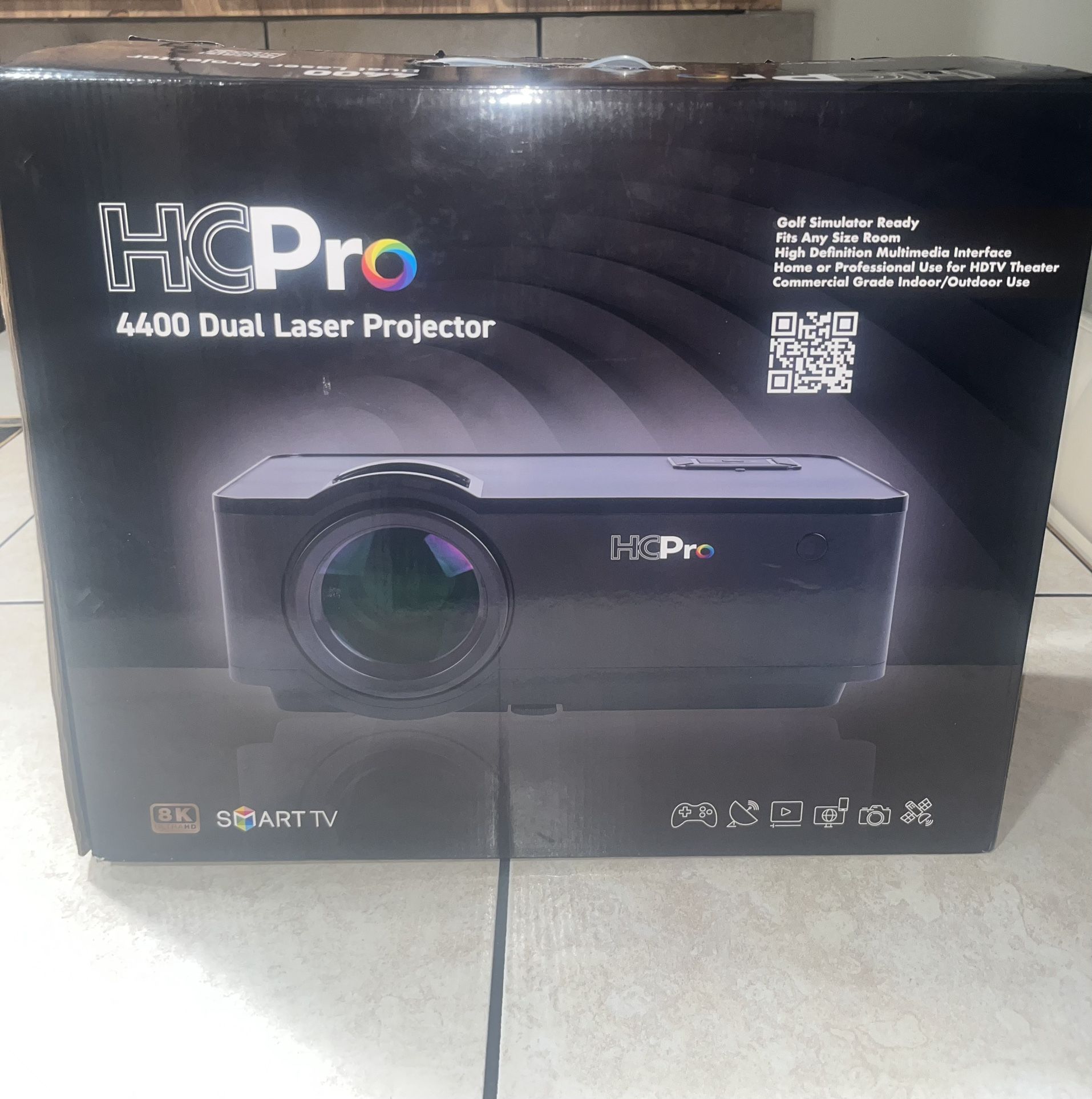 Brand New Projector + 97” VMAX Screen Bundle | Home Theater Setup | Unused (Need Gone)
