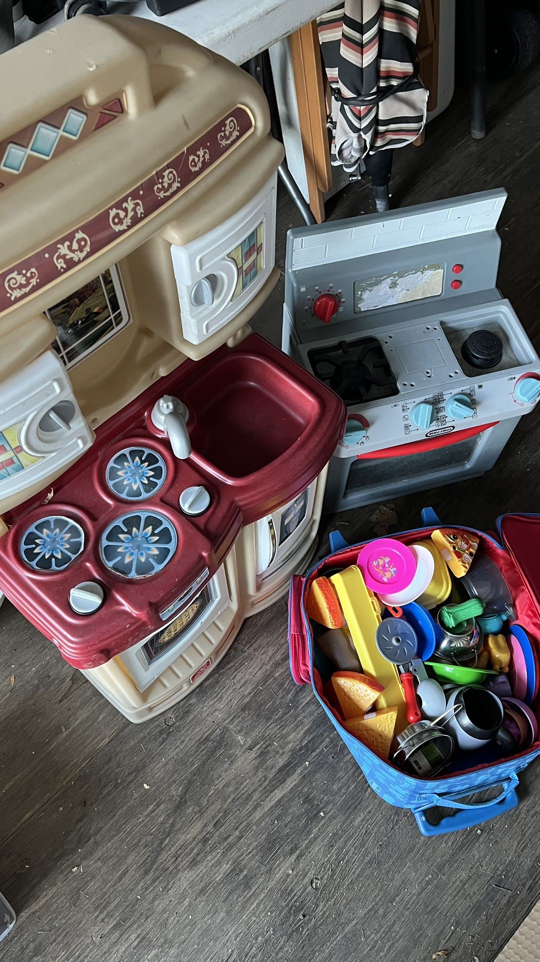 Kids Kitchen, Stove, And All Food Toys
