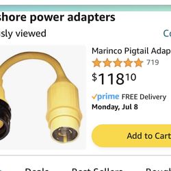 Pigtail adapter With sealing Collars Included