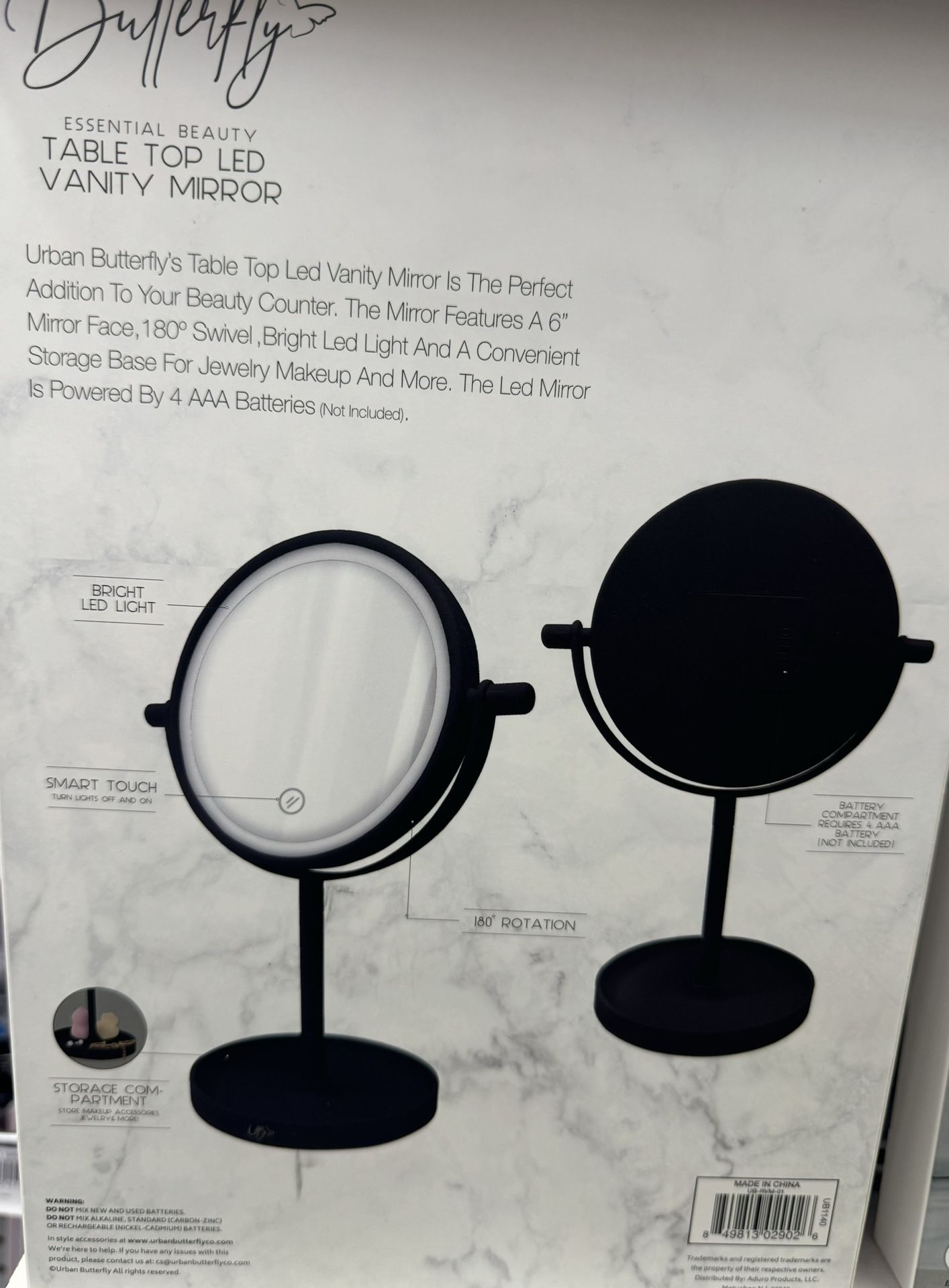 Mirror Brand New White With Lights Perfect For Everybody