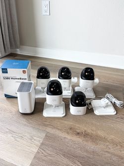 Eufy SoloCam S340 Security System – 5 Cameras and Solar Panels + HomeBase 3