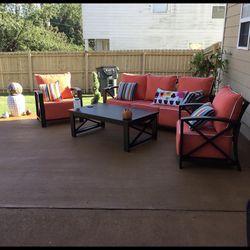 Patio Set 3 Seat Sofa  With Table 