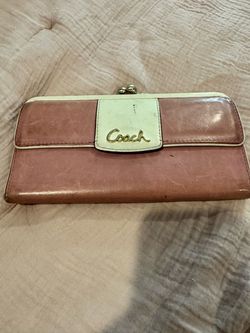 Coach Leather Clutch Wallet