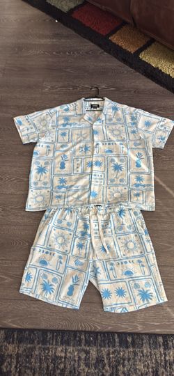 Malibu Tropical Shirt and Shorts Set 3xl