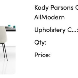 Kody Parsons chairs Set Of 2 By all modern 