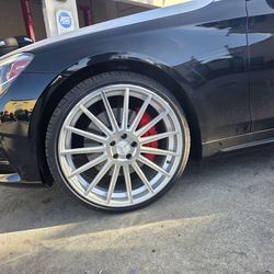 22" New Staggerd ROADFORCE RF15 Wheels & New Tires For MERCEDES BENZ S550