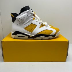 Jordan Retro 6 Yellow Ochre Shoes 213199/12