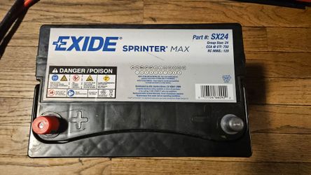 Exide Sprinter Max 12v car battery