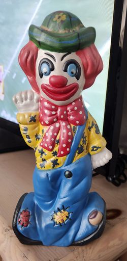 2 Sided Clown Vintage 
