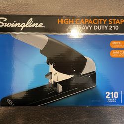 Half price! New Swingline heavy-duty stapler model 90002! Jam-free 210 sheet capacity!